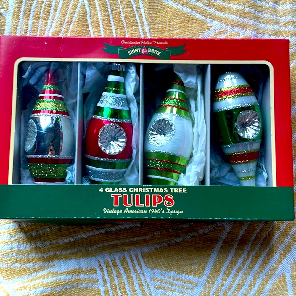 Christopher Radko Tulip Ornaments